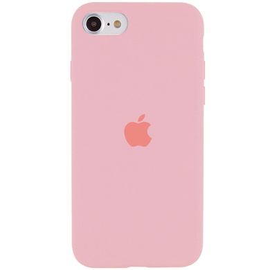 Чехол Silicone Case Full Protective (AA) для Apple iPhone SE (2020) Розовый / Pink Sand