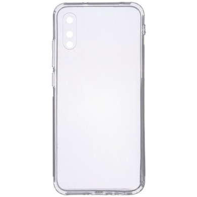 TPU чохол Epic Transparent 1,5mm Full Camera для Samsung Galaxy A02, Безбарвний (прозорий)