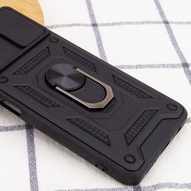 Ударопрочный чехол Camshield Serge Ring для Xiaomi Redmi Note 10 Pro 5G / Poco X3 GT Черный
