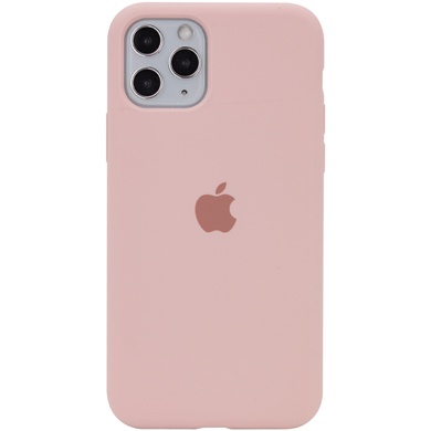 Чехол Silicone Case Full Protective (AA) для Apple iPhone 11 Pro Max (6.5") Розовый / Pink Sand