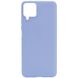 Силіконовий чохол Candy для Samsung Galaxy A22 4G / M22 4G, Голубой / Lilac Blue