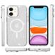 Чехол TPU Galaxy Sparkle (MagFit) для Apple iPhone 11 (6.1") Clear+Glitter