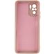 Чехол Silicone Cover My Color Full Camera (A) для Xiaomi Redmi Note 10 / Note 10s Розовый / Pink Sand