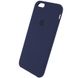 Чехол Silicone case (AAA) для Apple iPhone 6/6s (4.7"), Синий / Midnight Blue