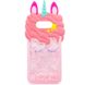 Силиконовый чехол Unicorn 3D для Samsung Galaxy S10+ Розовый