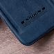 Кожаный чехол (книжка) Nillkin Qin Pro Camshield для Apple iPhone 13 Pro (6.1") Синий