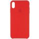 Чехол Silicone case (AAA) для Apple iPhone XS Max (6.5") Красный / Red