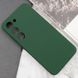 Чехол Silicone Cover Lakshmi Full Camera (AAA) для Samsung Galaxy S24 FE Зеленый / Cyprus Green