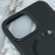 Кожаный чехол Bonbon Leather Metal Style with MagSafe для Apple iPhone 12 Pro / 12 (6.1") Черный / Black