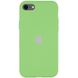 Чехол Silicone Case Full Protective (A) для Apple iPhone SE (2020), Зеленый / Pistachio