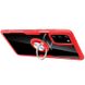TPU+PC чехол Deen CrystalRing for Magnet (opp) для Samsung Galaxy S20, Бесцветный / Красный