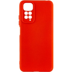 Чохол Silicone Cover Lakshmi Full Camera (AAA) для Xiaomi Redmi Note 11 (Global) / Note 11S, Червоний / Red