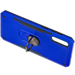 Ударопрочный чехол SG Ring Color магнитный держатель для Xiaomi Mi CC9 Mi 9 Lite, Синий