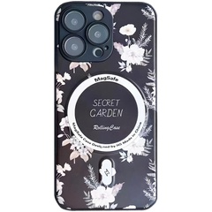TPU+PC чехол Secret Garden with MagSafe для Apple iPhone 13 Pro Max (6.7") Black