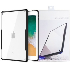 TPU+PC чехол Xundd c усиленными углами для Apple iPad 10.2" (2019) (2020) (2021) Бесцветный / Черный