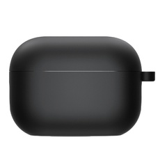 Силіконовий футляр з мікрофіброю для навушників Airpods 3, Чорний / Black