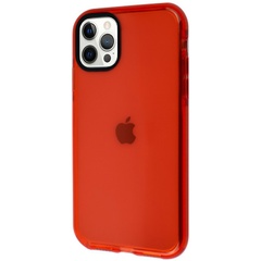 TPU чехол Color Clear для Apple iPhone 12 Pro / 12 (6.1") Red