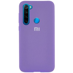 Чехол Silicone Cover Full Protective (AA) для Xiaomi Redmi Note 8T Сиреневый / Dasheen