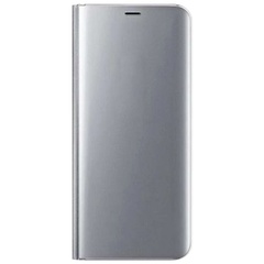 Чехол-книжка Clear View Standing Cover для Xiaomi Mi 10 / Mi 10 Pro Серебряный