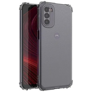 TPU чехол GETMAN Ease logo усиленные углы Full Camera для Motorola Moto G41 Бесцветный (прозрачный)