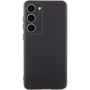 Чехол Silicone Cover Lakshmi Full Camera (AA) для Samsung Galaxy S24 FE Черный / Black