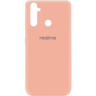 Чехол Silicone Cover My Color Full Protective (A) для Realme C3 / 5i Розовый / Flamingo