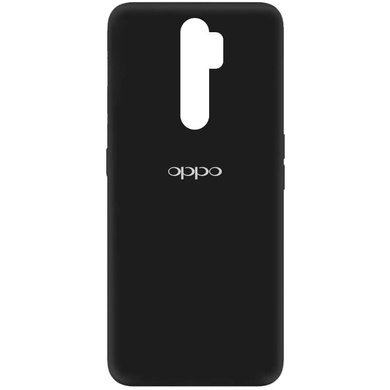 Чохол Silicone Cover My Color Full Protective (A) для Oppo A5 (2020) / Oppo A9 (2020), Чорний / Black