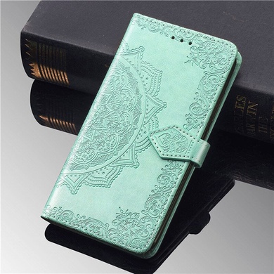 Кожаный чехол (книжка) Art Case с визитницей для Samsung Galaxy A41, Бирюзовый