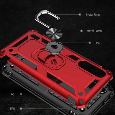 Ударопрочный чехол Serge Ring for Magnet для Xiaomi Mi A3 (CC9e) Красный