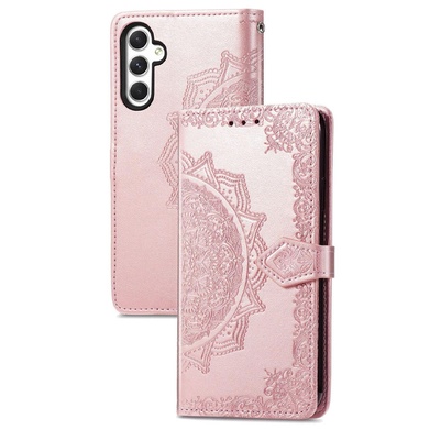 Шкіряний чохол (книжка) Art Case з візитницею для Samsung Galaxy A55, Розовый
