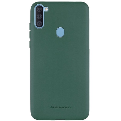 TPU чохол Molan Cano Smooth для Samsung Galaxy A11, Зеленый