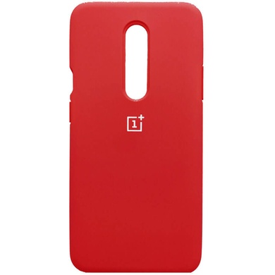 Чехол Silicone Cover Full Protective (AA) для OnePlus 7 Красный / Red