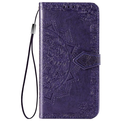 Кожаный чехол (книжка) Art Case с визитницей для Samsung Galaxy A31 Фиолетовый