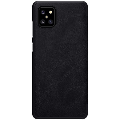 Кожаный чехол (книжка) Nillkin Qin Series для Samsung Galaxy Note 10 Lite (A81) Черный