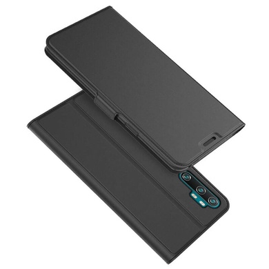 Чехол-книжка Dux Ducis с карманом для визиток для Xiaomi Mi Note 10 / Note 10 Pro / Mi CC9 Pro Черный