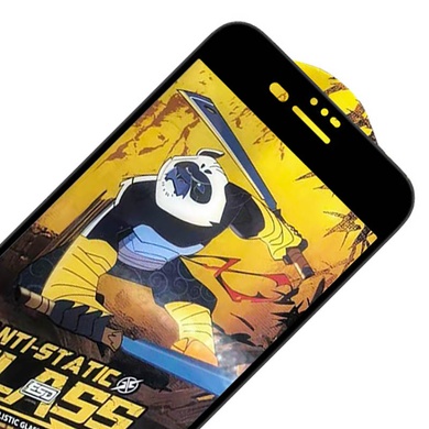 Захисне скло 5D Anti-static Panda (тех.пак) для Apple iPhone 7 plus / 8 plus (5.5"), Чорний