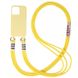 Чехол Cord case c длинным цветным ремешком для Apple iPhone 13 Pro Max (6.7") Желтый