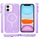 Чехол TPU Galaxy Sparkle (MagFit) для Apple iPhone 11 (6.1") Purple+Glitter