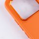 TPU чохол Bonbon Metal Style для Xiaomi Redmi Note 13 4G, Оранжевый / Papaya