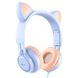 Накладные наушники Hoco W36 Cat ear Dream Blue