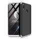 Пластикова накладка GKK LikGus 360 градусов (opp) для Samsung Galaxy A10s, Черный / Серебряный