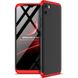 Пластиковая накладка GKK LikGus 360 градусов (opp) для Realme C11 (2020) Черный / Красный