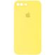 Чохол Silicone Case Square Full Camera Protective (AA) для Apple iPhone 7 plus / 8 plus (5.5 "), Желтый / Yellow