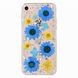 TPU чехол "Flowers and tinsel " для Apple iPhone 7 / 8 (4.7"), Маргаритки синие