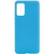 Силиконовый чехол Candy для Samsung Galaxy A03s Голубой
