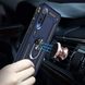 Ударопрочный чехол Serge Ring for Magnet для Xiaomi Mi 9 SE Темно-синий