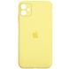 Чохол Silicone Case Square Full Camera Protective (AA) для Apple iPhone 11 (6.1 "), Желтый / Yellow