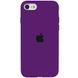 Чехол Silicone Case Full Protective (AA) для Apple iPhone SE (2020) Фиолетовый / Ultra Violet