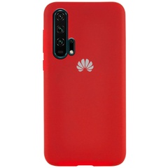 Чехол Silicone Cover Full Protective (AA) для Huawei Honor 20 Pro Красный / Red