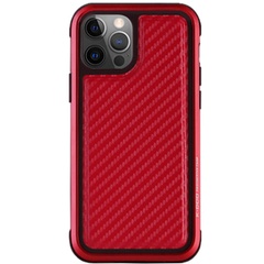 Чохол PC+TPU+Metal K-DOO MARS Series для Apple iPhone 13 Pro (6.1"), Carbon Red